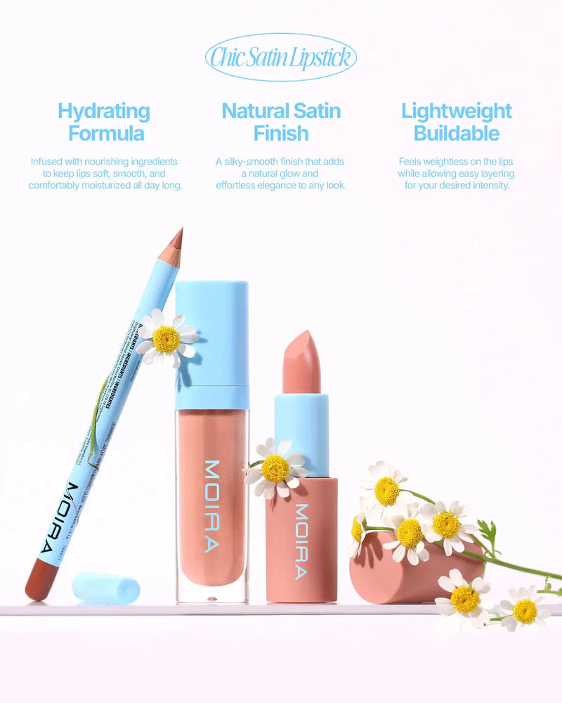 Moira Chic Satin Lipstick 007 Inspire