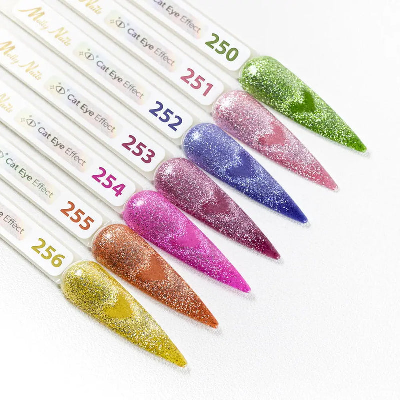 Molly Nails UV/LED Gel Polish Cat Eye Glacier Crush Nr 255 Copper