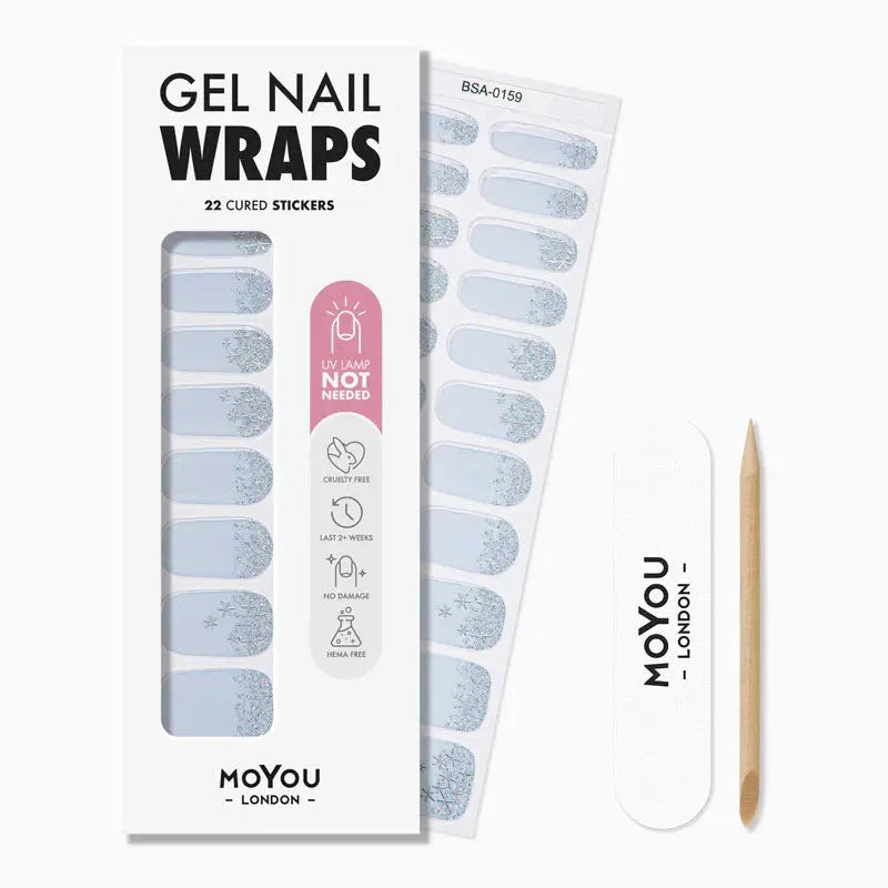 MoYou London Non-UV Gel Wraps Skyfall