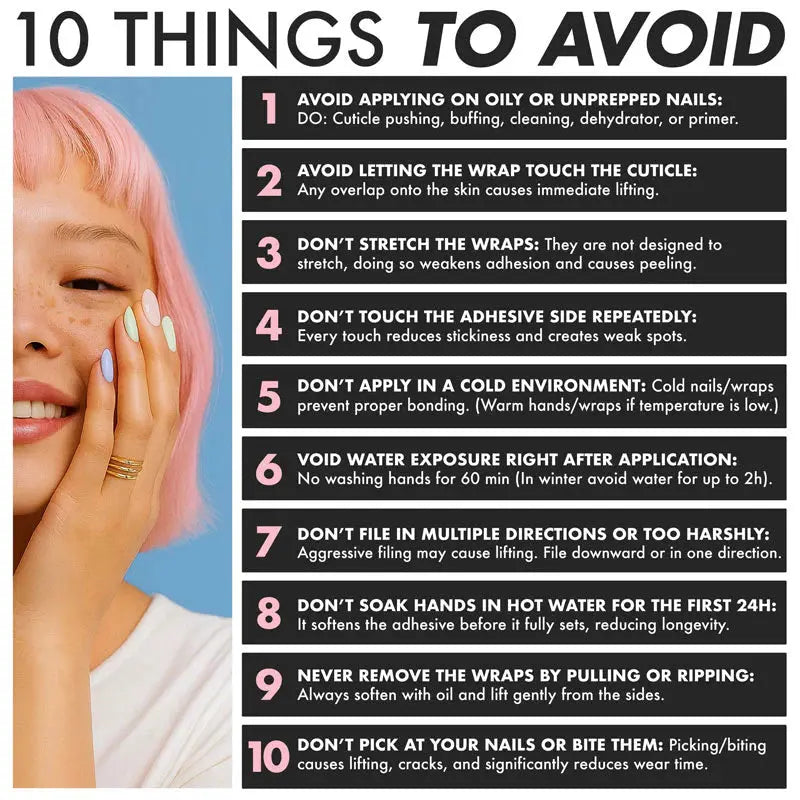 MoYou London Non-UV Gel Wraps Sweet Fade