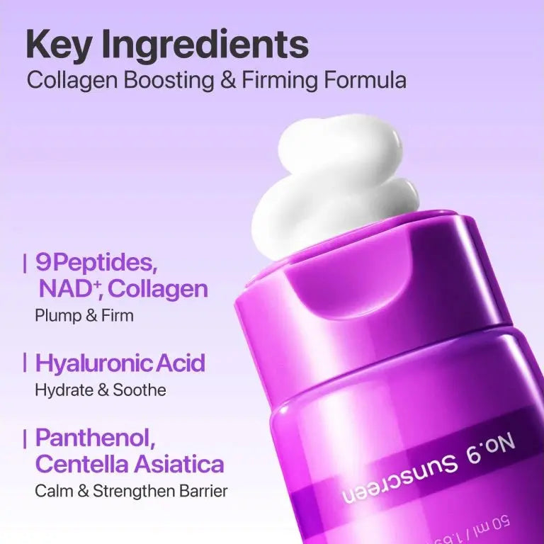 Numbuzin No.9 NAD+ 9 Peptides Dewy Sun Essence