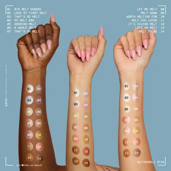NYX Professional Makeup Buttermelt Highlighter Stix Melt Down