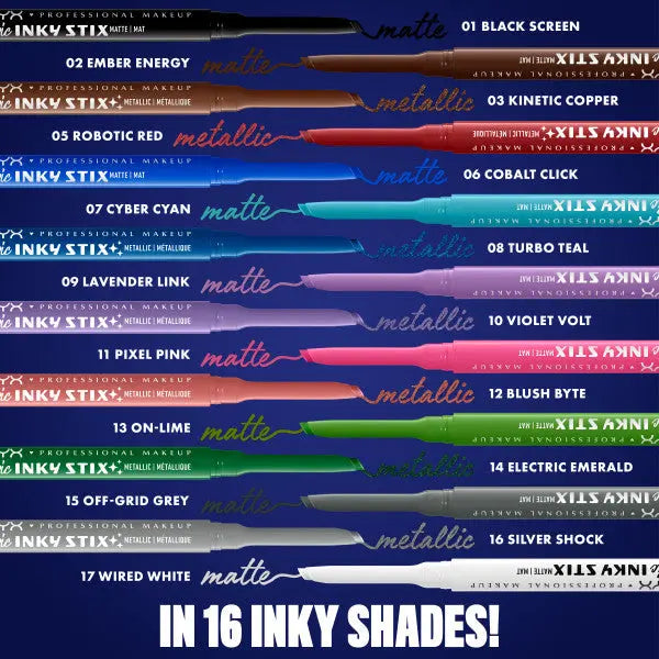 NYX Professional Makeup Epic Inky Stix Eyeliner Pixel Pink