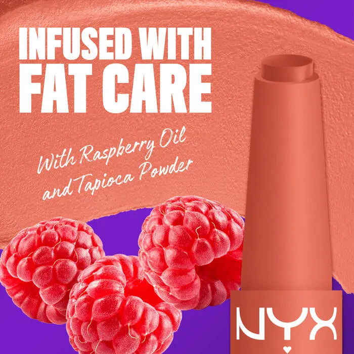 NYX Professional Makeup Fat Matte Smooth Color Lipstick Cashmere Cutie