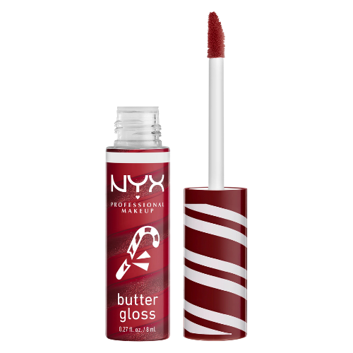 NYX Professional Makeup Holiday Collection Butter Gloss 01 Peppermint Swirl