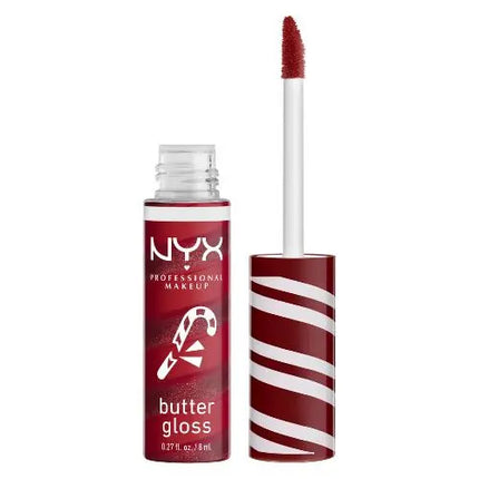 NYX Professional Makeup Holiday Collection Butter Gloss 01 Peppermint Swirl