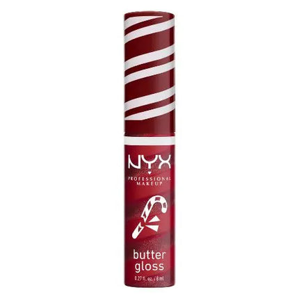 NYX Professional Makeup Holiday Collection Butter Gloss 01 Peppermint Swirl