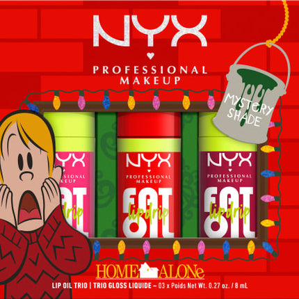 NYX Professional Makeup Home Alone Fat Oil Lip Drip Trio 01