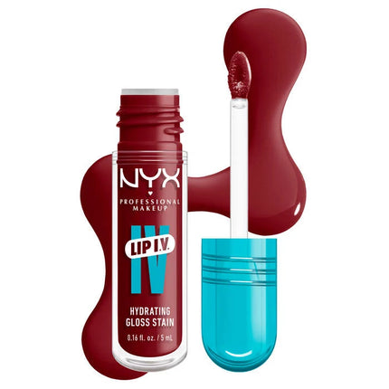 NYX Professional Makeup Lip IV Hydrating Lip Gloss Cranberry Splash