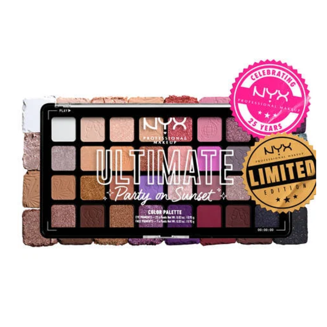 NYX Professional Makeup Ultimate Party On Sunset 32-pan Pro Palette