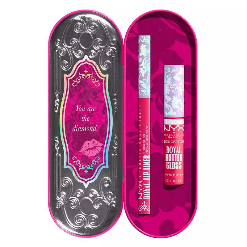 NYX Professional Makeup x Bridgerton Royal Treasures Duo Lipkit 03 Summer Fruit + Rumor Has It