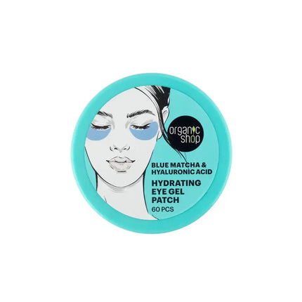 Organic Shop Hydrating Eye Gel Patch Blue Matcha & Hyaluronic Acid