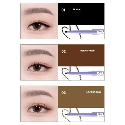 Peach C Slim Waterproof Fixxy Liner #03 Soft Brown