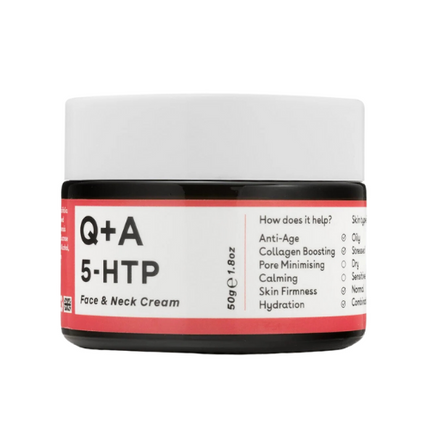 Q+A 5-HTP Face & Neck Cream