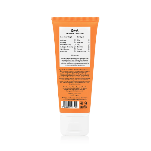 Q+A Ginger Root Daily Moisturiser