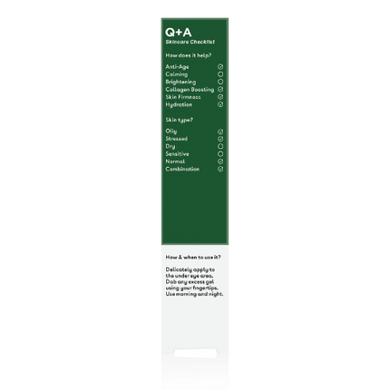 Q+A Seaweed Peptide Eye Gel