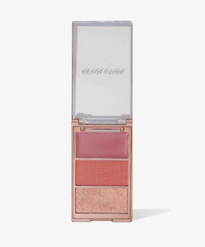 Revolution Blush Icon Palette Aura Points Rose