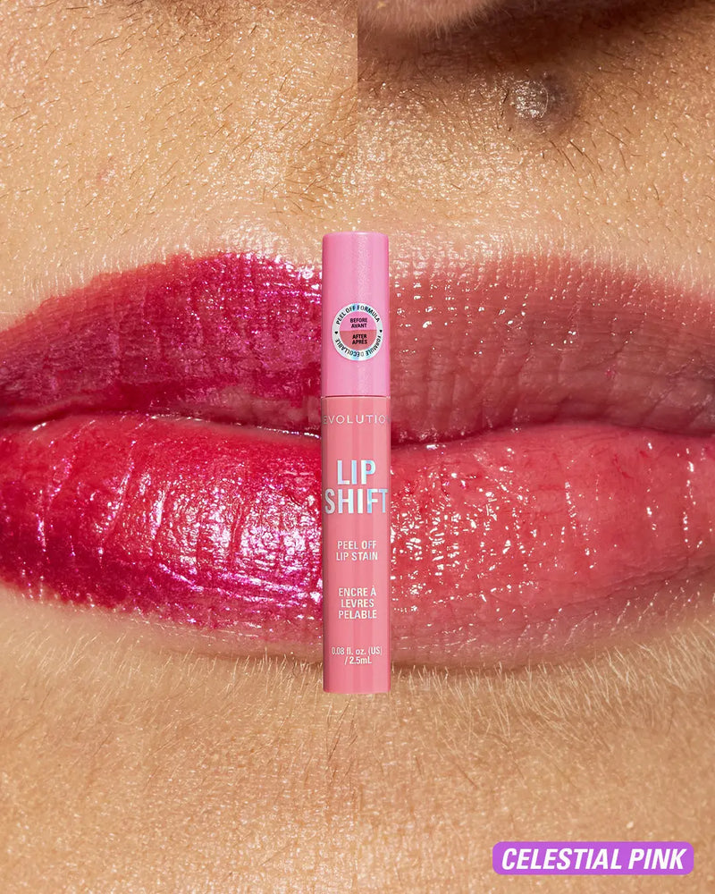 Revolution Lip Shift Peel Off Lip Stain Celestial Pink