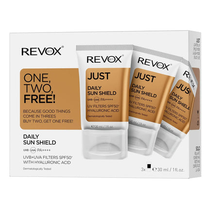 Revox Just Daily Sun Shield SPF 50+ with Hyaluronic Acid Set