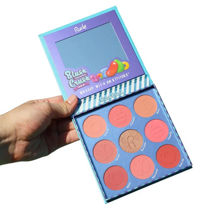 Rude Cosmetics Blush Crush 9 Color Blush Palette Level Up