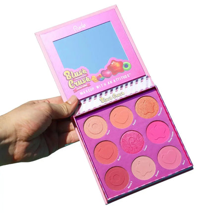 Rude Cosmetics Blush Crush 9 Color Blush Palette Match Three