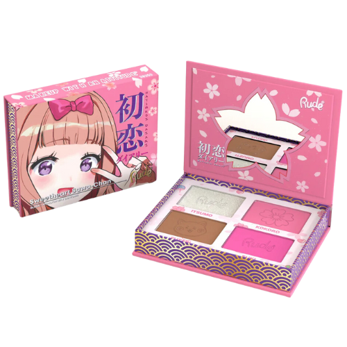 Rude Cosmetics Manga Collection Face Palette Sweetheart Sawa-Chan