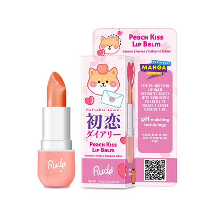 Rude Cosmetics Manga Collection Lip Balm Peach Kiss