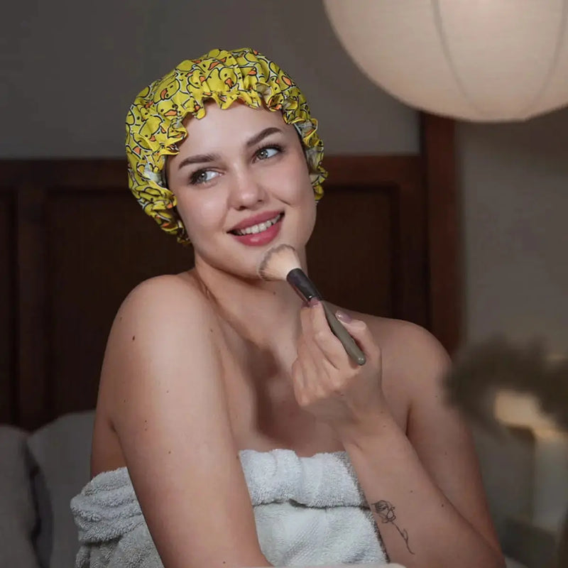 Smug Shower Cap Duck