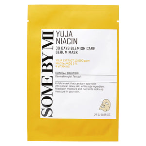 Some By Mi Yuja Niacin Brightening 30 Days Blemish Care Serum Mask