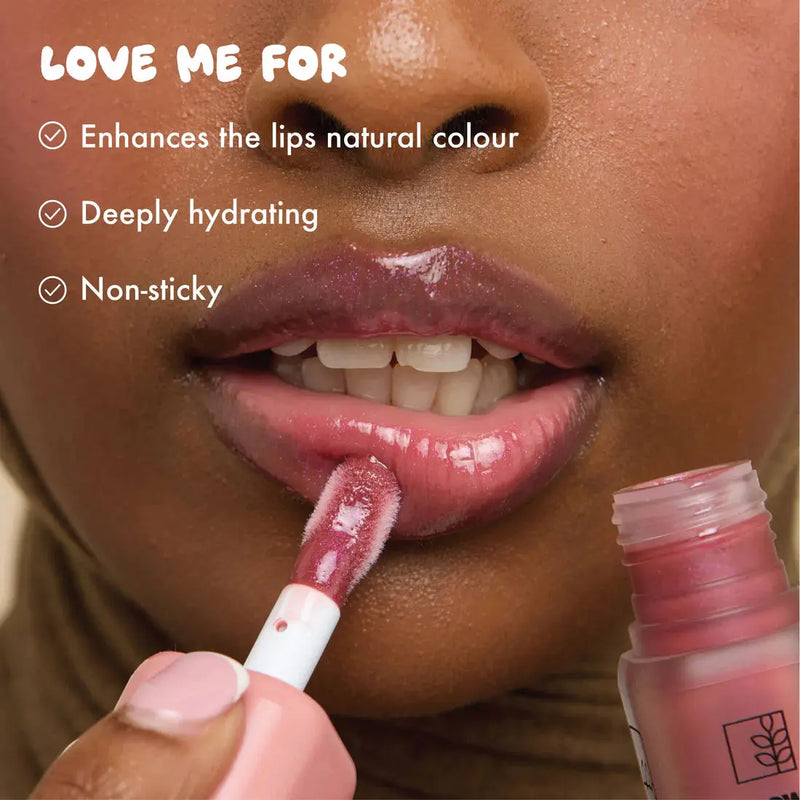 The Beauty Crop Glow Milk Lip Oil Pink Lemonade