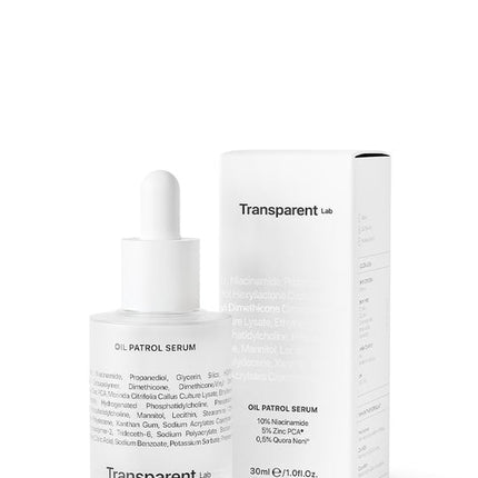 Transparent Lab Oil Patrol Serum