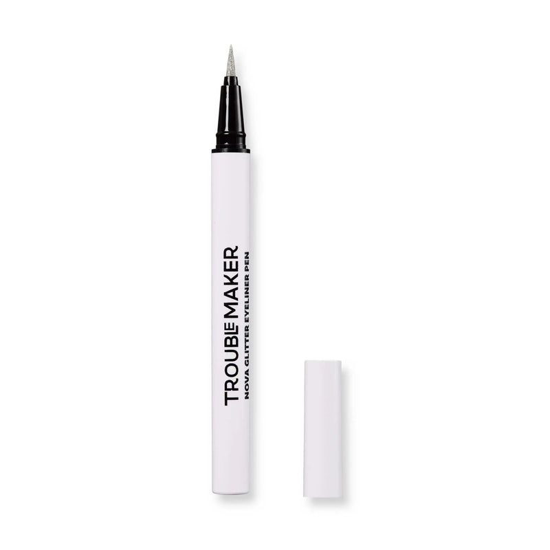Trouble Maker Nova Glitter Liquid Eyeliner Pen Circuit Breaker Silver