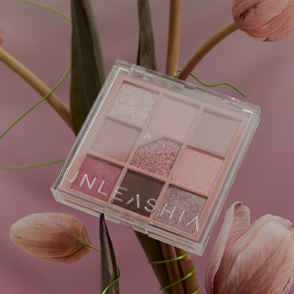 Unleashia Glitterpedia Eye Palette No.5 All of Dusty Rose