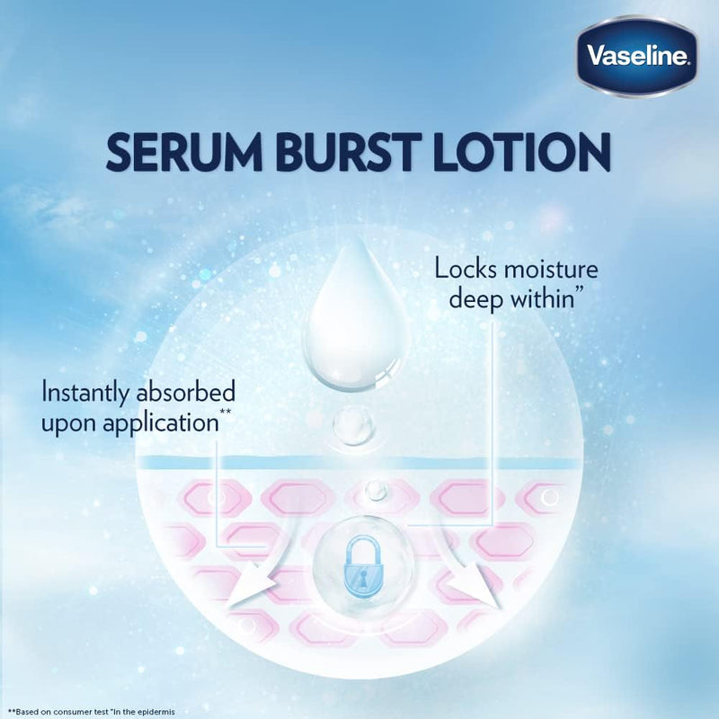 Vaseline Gluta-Hya Flawless Bright Semi Burst Lotion 330 ml.