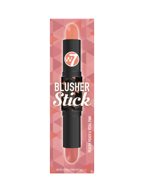 W7 Cosmetics Blusher Stick Peachy Peach & Petal Pink