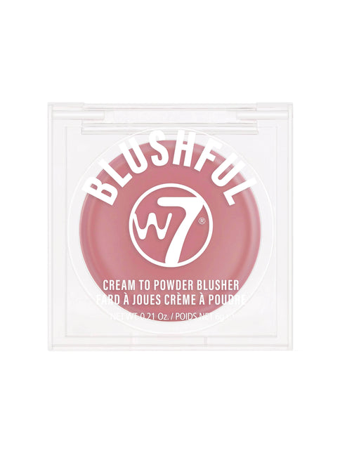 W7 Cosmetics Blushful Cream To Powder Soft Focus Colour Mellow