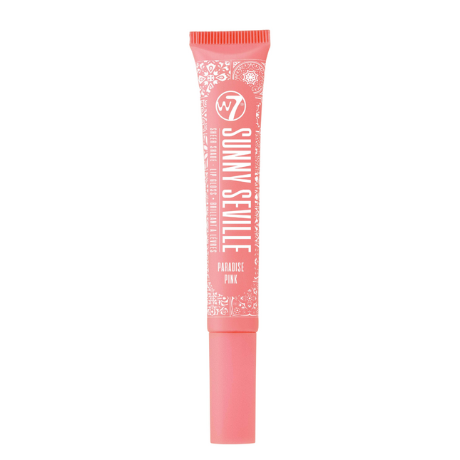 W7 Cosmetics Sunny Seville Sheer Shade Lip Gloss Paradise Pink