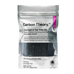 Carbon Theory Charcoal & Tea Tree Oil Breakout Control Exfoliating Body Bar