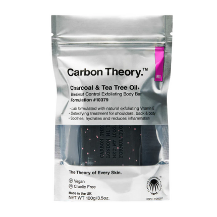 Carbon Theory Charcoal & Tea Tree Oil Breakout Control Exfoliating Body Bar