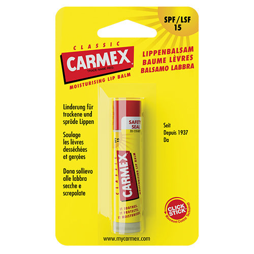 Carmex Moisturizing Lip Balm Classic Stick SPF15