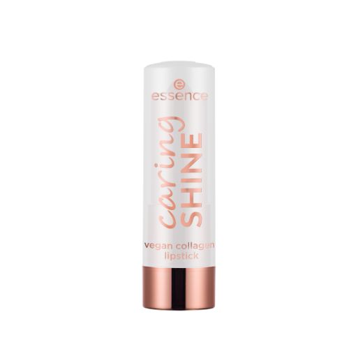 Essence Caring Shine Vegan Collagen Lipstick 203 My Advice