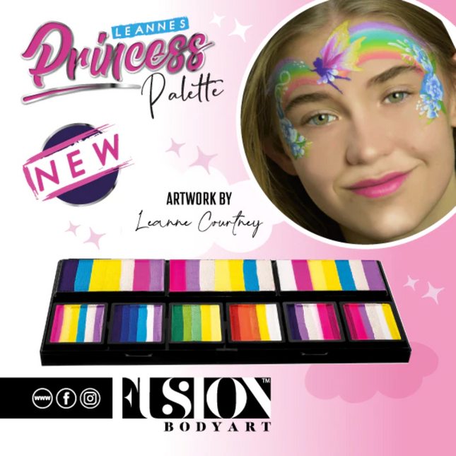 Fusion Body Art Leanne's Princess Petal Palette