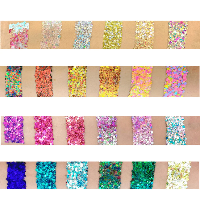 Fusion Body Art Magic Sparkles Colour Shifting Glitter Cream Palette