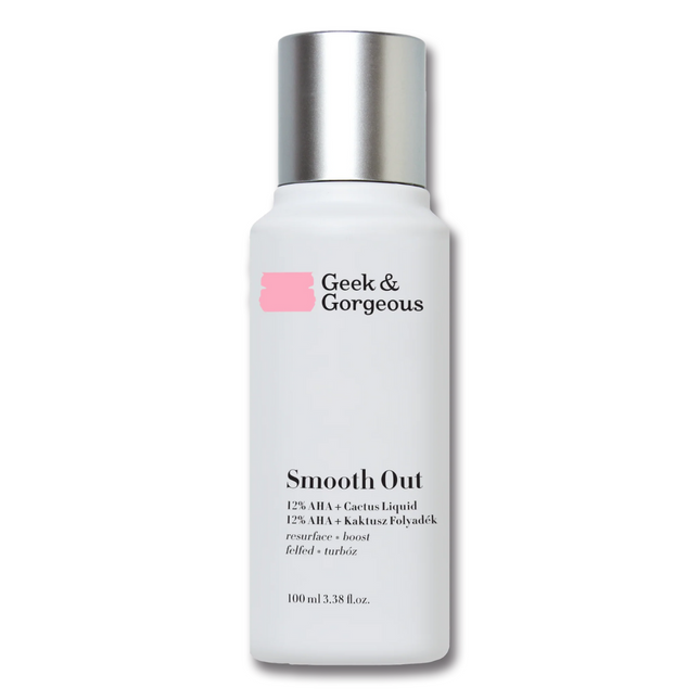 Geek & Gorgeous Smooth Out 12% AHA + Cactus Liquid Exfoliant