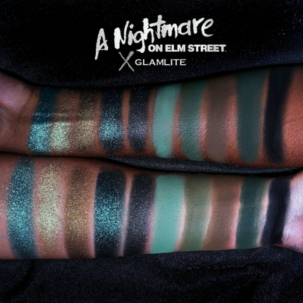 Glamlite x A Nightmare on Elm Street Eyeshadow Palette Freddy Krueger