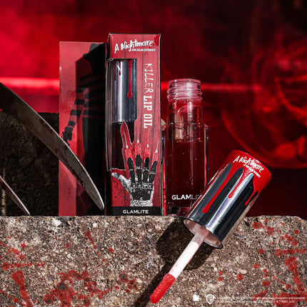 Glamlite x A Nightmare on Elm Street Lip Oil Killer