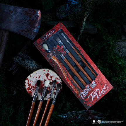 Glamlite x Friday the 13th Brush Set Jason Voorhees