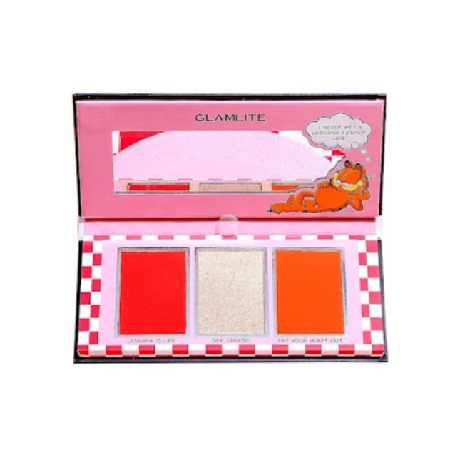 Glamlite x Garfield For the Love of Lasagna Face Palette