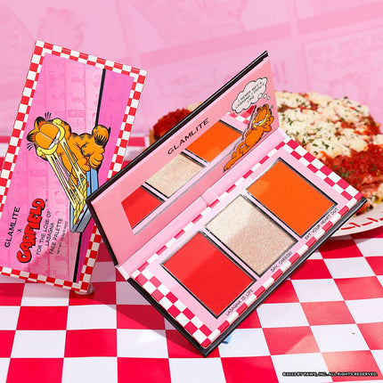 Glamlite x Garfield For the Love of Lasagna Face Palette