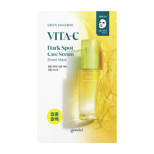 Goodal Green Tangerine Vita C Dark Spot Care Serum Sheet  Mask